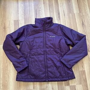 Columbia, women's, omni heat inner interchange jacket Piece , purple, size XL